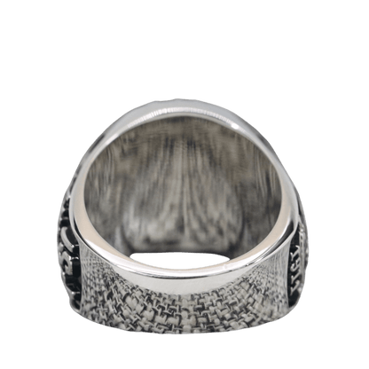 Kappa Alpha Psi Fraternity Ring (ΚΑΨ) - Classic Man Series, Silver - fratrings