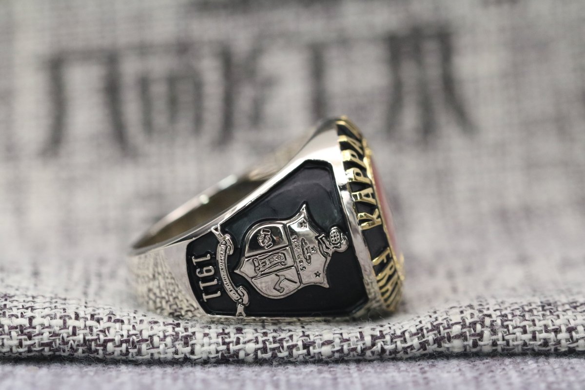 Kappa Alpha Psi Fraternity Ring (ΚΑΨ) - Classic Man Series, Yellow Gold Face - fratrings