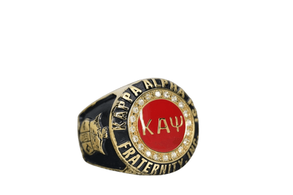 Kappa Alpha Psi Fraternity Ring (ΚΑΨ) - SPECIAL EDITION Classic Man Series, Gold - fratrings