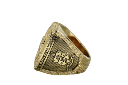 Kappa Alpha Psi Fraternity Ring (ΚΑΨ) - SPECIAL EDITION Shine Series, Gold - fratrings