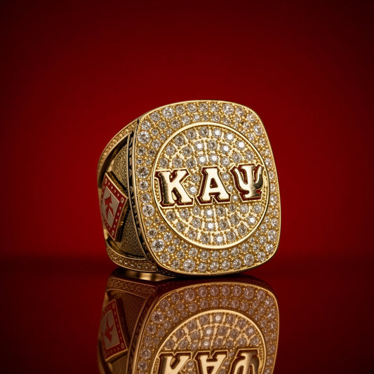 Kappa Alpha Psi Official Series Ring, Gold - fratrings