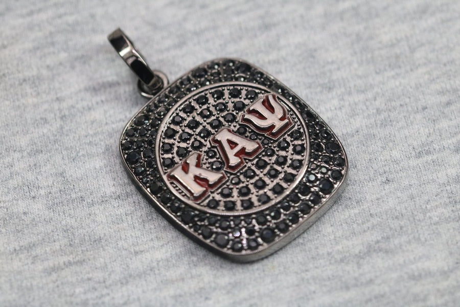 Kappa Alpha Psi Pendant Necklace - Shine Series, Black Nickel