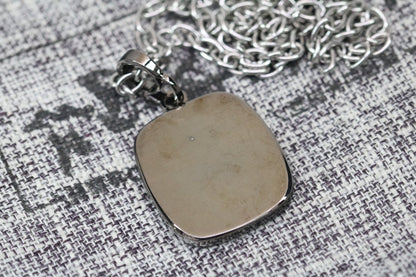 Kappa Alpha Psi Pendant Necklace (ΚΑΨ) - Shine Series, Black Nickel - fratrings