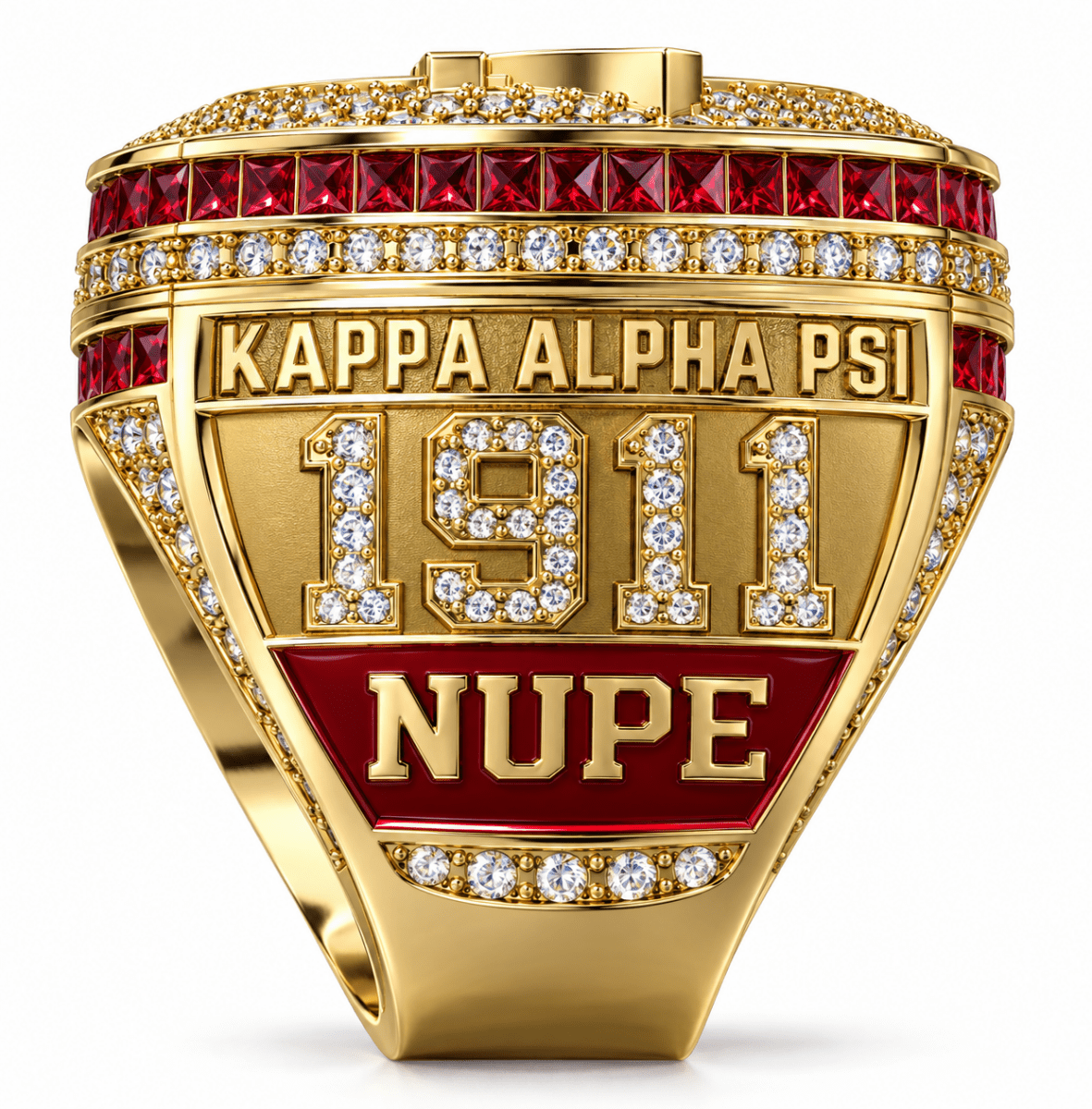 Kappa Alpha Psi XL Official Ring — Choose Your Plating - fratrings