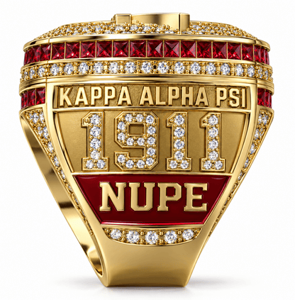 Kappa Alpha Psi XL Official Ring — Choose Your Plating - fratrings