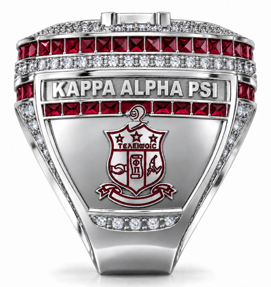 Kappa Alpha Psi XL Official Ring — Choose Your Plating - fratrings
