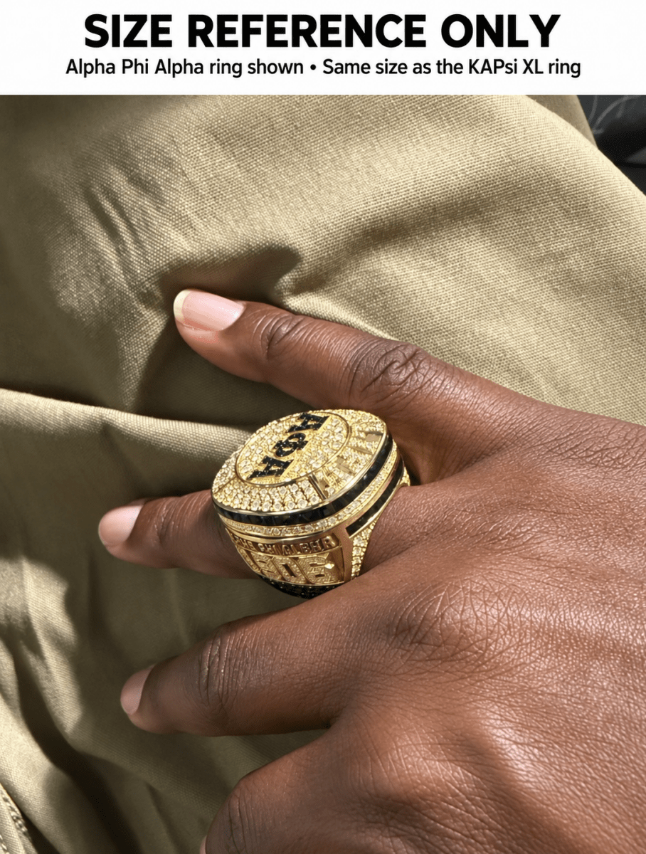 Kappa Alpha Psi XL Official Ring — Choose Your Plating - fratrings