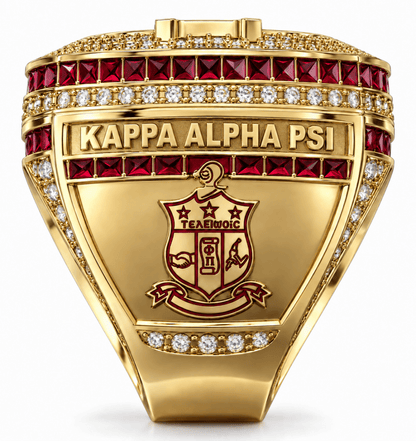 Kappa Alpha Psi XL Official Ring — Choose Your Plating - fratrings