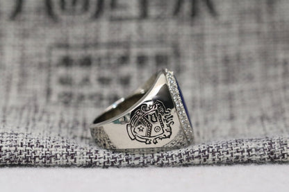 Kappa Kappa Psi Fraternity Ring (KKΨ) - Flower Series, Silver - fratrings
