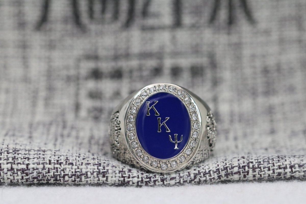 Kappa Kappa Psi Fraternity Ring (KKΨ) - Flower Series, Silver - fratrings