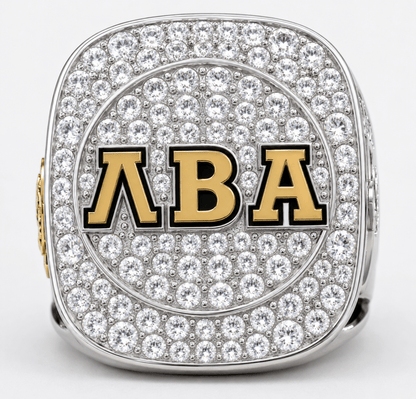 Lambda Beta Alpha Sorority Ring (ΛBA) - Shine Series - fratrings