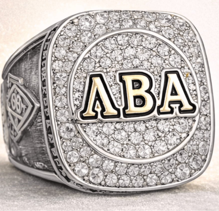 Lambda Beta Alpha Sorority Ring (ΛBA) - Shine Series - fratrings