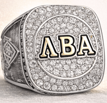 Lambda Beta Alpha Sorority Ring (ΛBA) - Shine Series - fratrings
