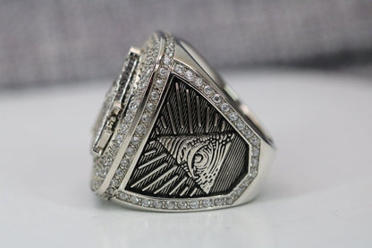Masons Past Masters Ring (Eye Of The Providence) - Shine Series, Silver - fratrings