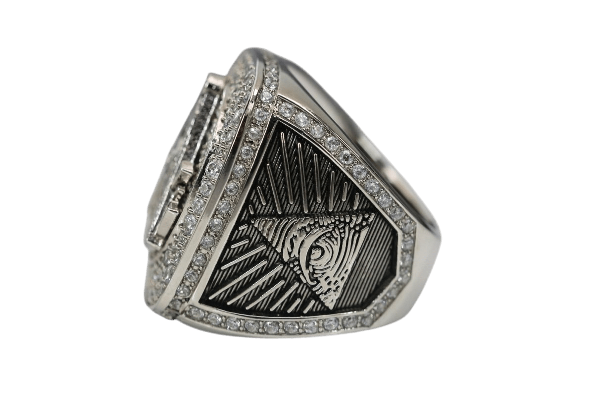 Masons Past Masters Ring (Eye Of The Providence) - Shine Series, Silver - fratrings
