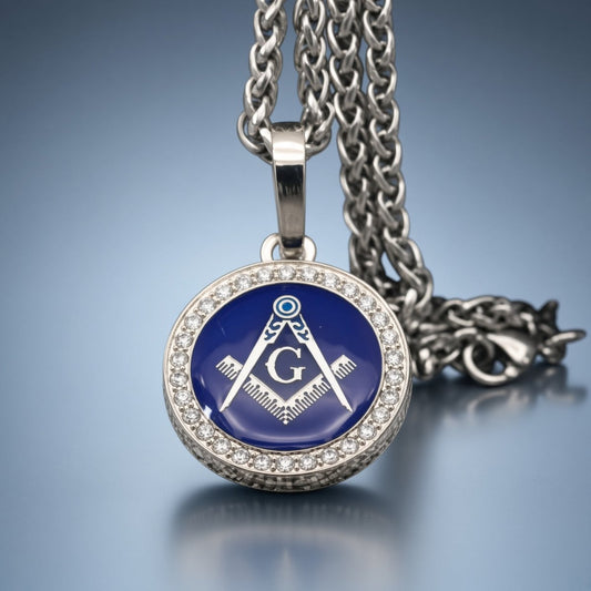 Masons Pendant Necklace, Silver - fratrings