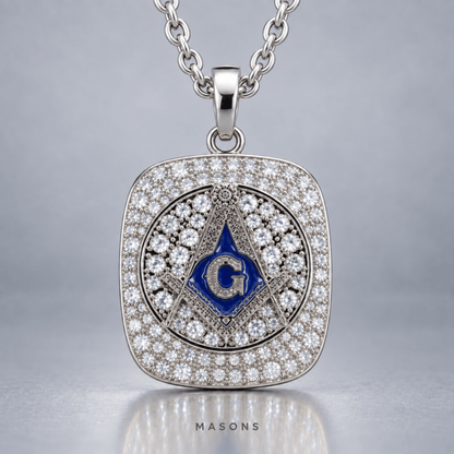 Masons Shine Series Pendant Necklace, Silver - fratrings