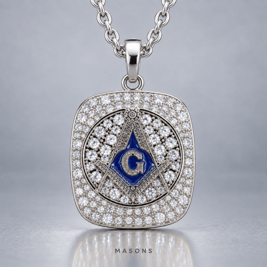 Masons Shine Series Pendant Necklace, Silver - fratrings