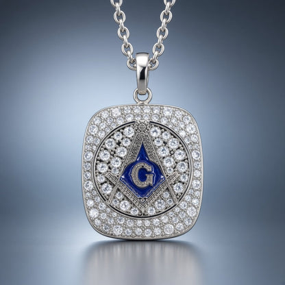 Masons Shine Series Pendant Necklace, Silver - fratrings