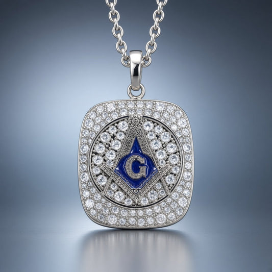 Masons Shine Series Pendant Necklace, Silver - fratrings