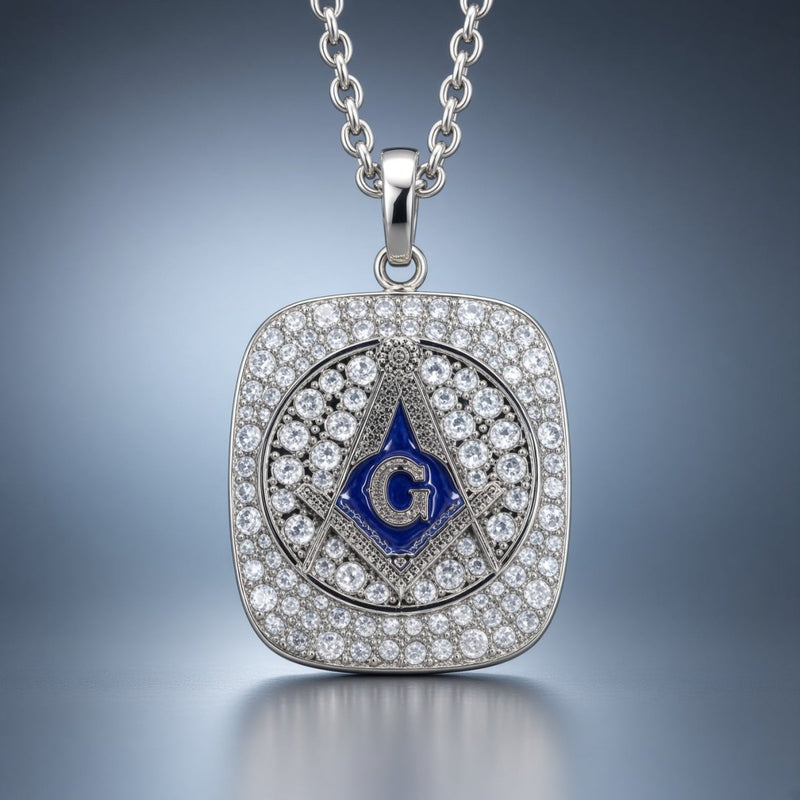 Masons Shine Series Pendant Necklace, Silver