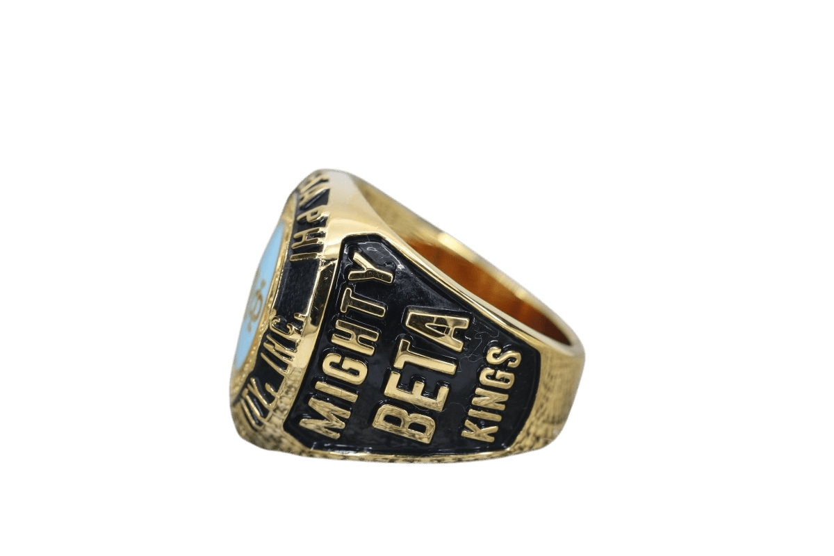Mu Beta Phi Fraternity Ring (ΜΒΦ) - SPECIAL EDITION Classic Man Series, Gold - fratrings