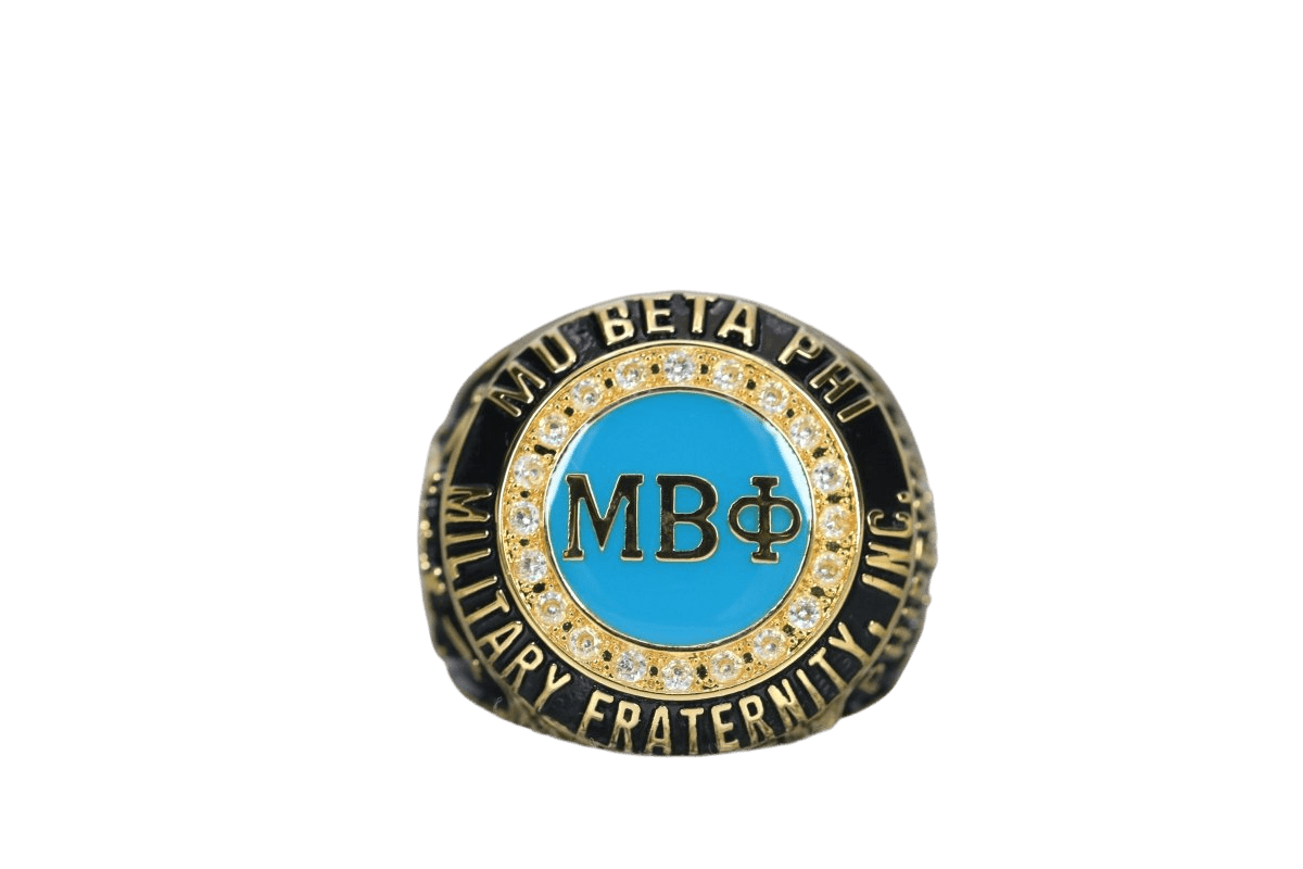 Mu Beta Phi Fraternity Ring (ΜΒΦ) - SPECIAL EDITION Classic Man Series, Gold - fratrings