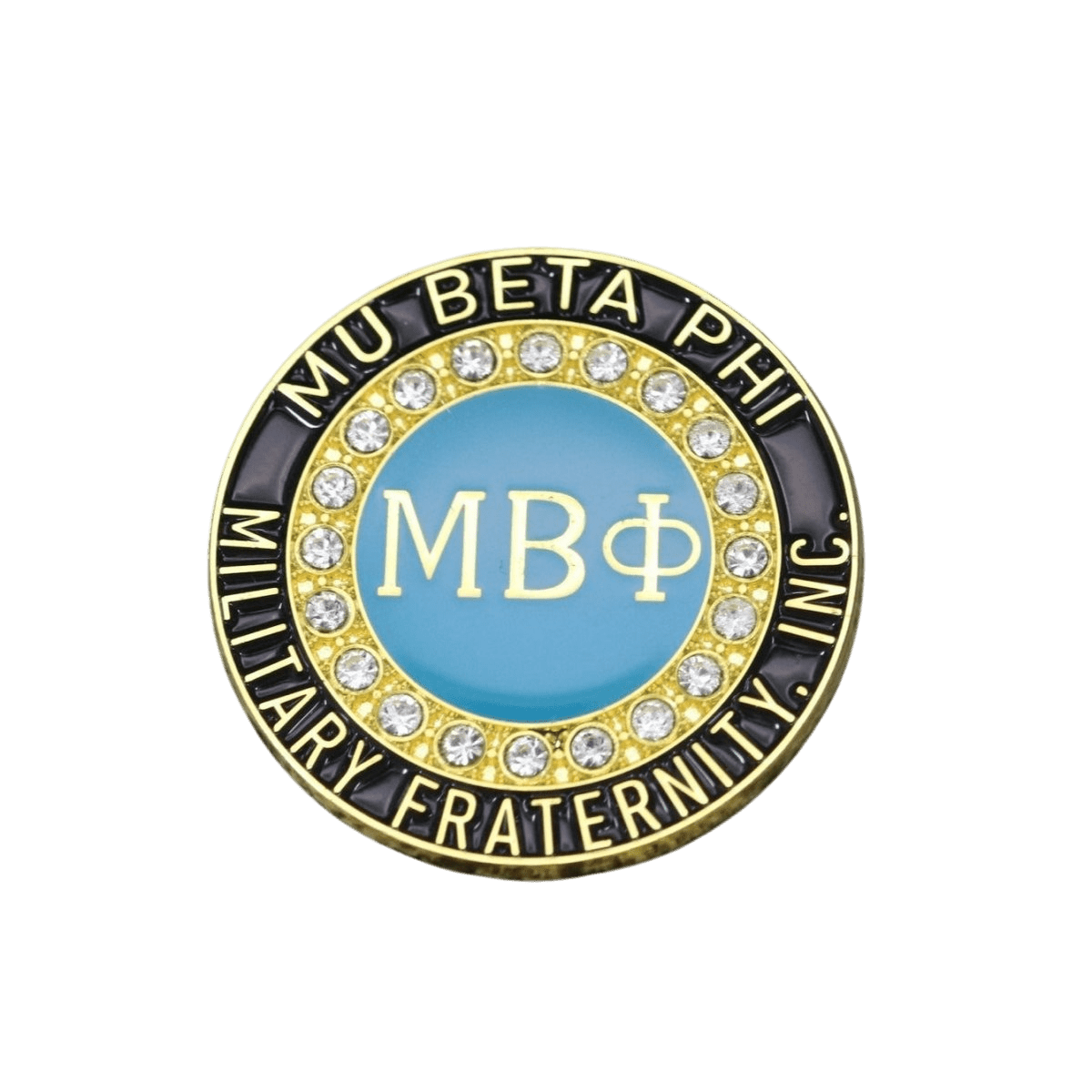 Mu Beta Phi Lapel Pin (ΜΒΦ) - Active Member Pin, Classic Man Series - fratrings