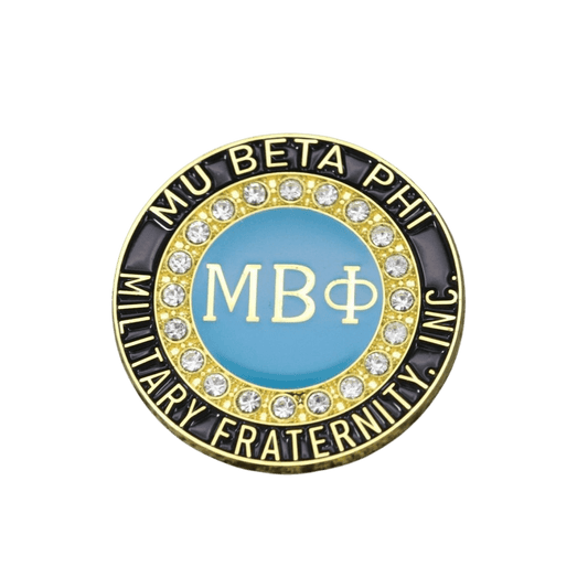 Mu Beta Phi Lapel Pin (ΜΒΦ) - Active Member Pin, Classic Man Series - fratrings