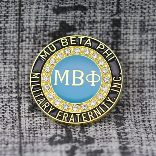 Mu Beta Phi Lapel Pin (ΜΒΦ) - Active Member Pin, Classic Man Series - fratrings
