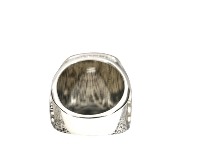 Mu Sigma Upsilon Sorority Ring (ΜΣΥ) - Shine Series, Silver - fratrings