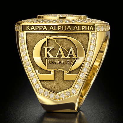 Official Omega Psi Phi Ring, Kappa Alpha Alpha Chapter Special Edition Ring - fratrings