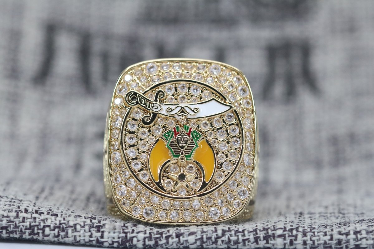Official Prince Hall Shriners Freemasonry Fraternity Ring - SPECIAL EDITION Gold, Masons Ring - fratrings