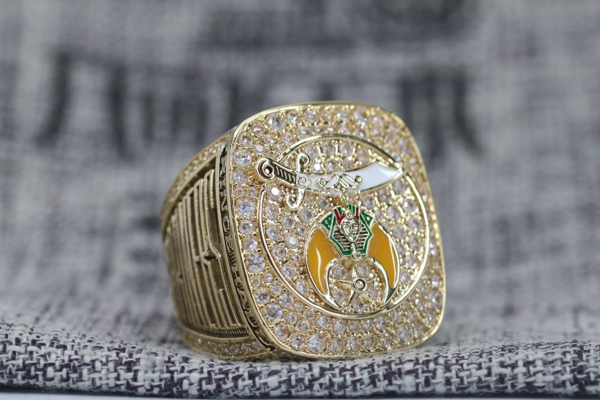Official Prince Hall Shriners Freemasonry Fraternity Ring - SPECIAL EDITION Gold, Masons Ring - fratrings