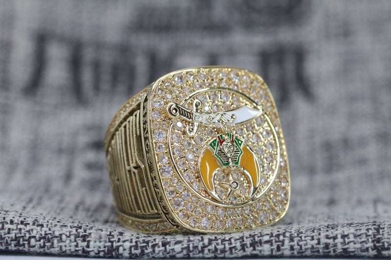 Official Prince Hall Shriners Freemasonry Fraternity Ring - SPECIAL EDITION Gold, Masons Ring - fratrings