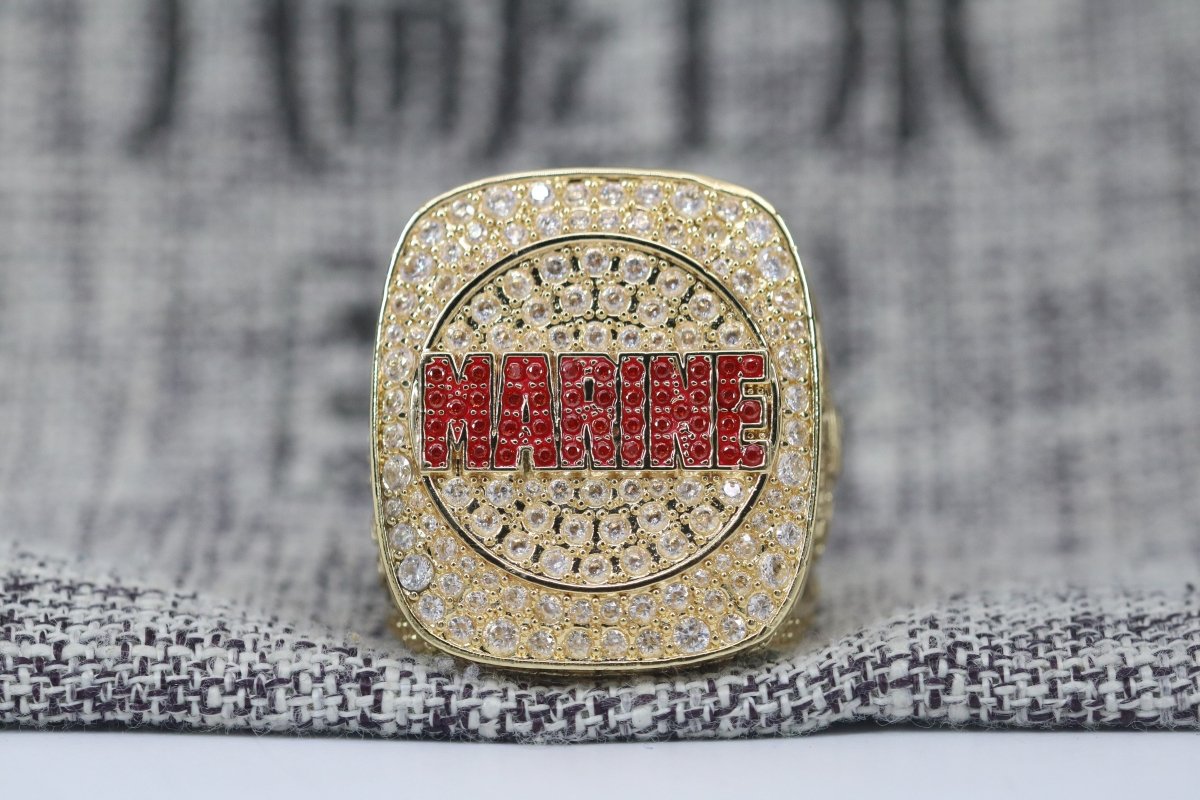 Official U.S. Marines Ring, Gold - fratrings