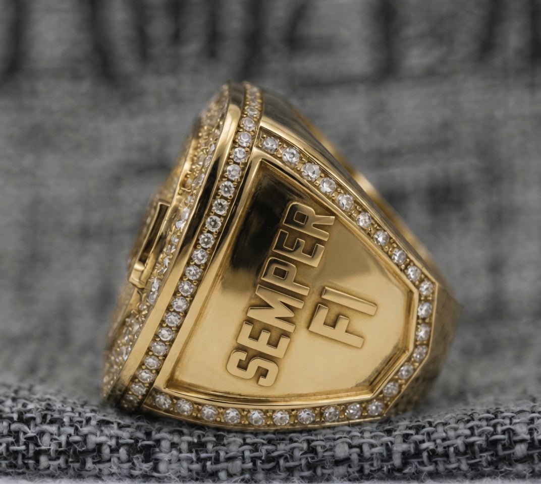 Official U.S. Marines Ring – Special Edition Gold - fratrings