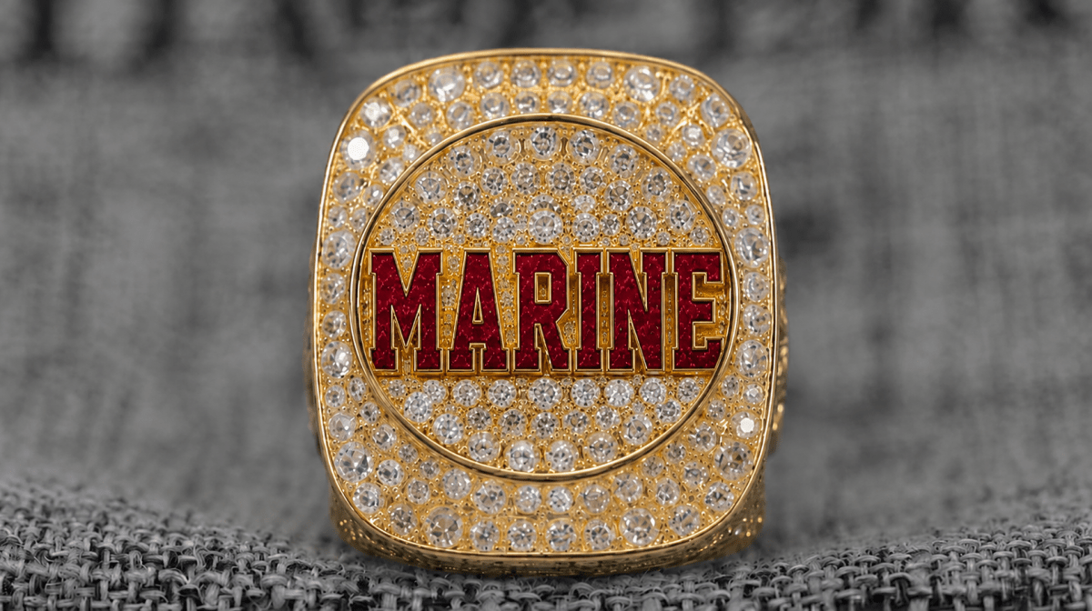 Official U.S. Marines Ring – Special Edition Gold - fratrings