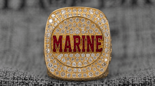 Official U.S. Marines Ring – Special Edition Gold - fratrings