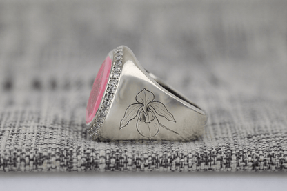 Omega Phi Chi Sorority Ring (ΩΦΧ) - Flower Series - fratrings