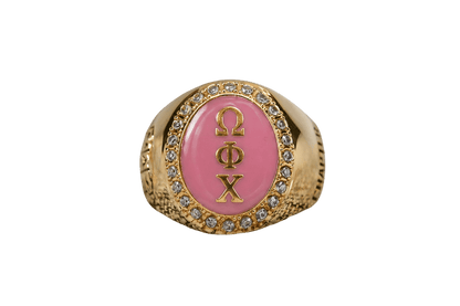Omega Phi Chi Sorority Ring (ΩΦΧ) - Flower Series - fratrings