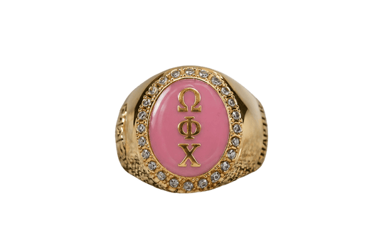 Omega Phi Chi Sorority Ring (ΩΦΧ) - Flower Series - fratrings