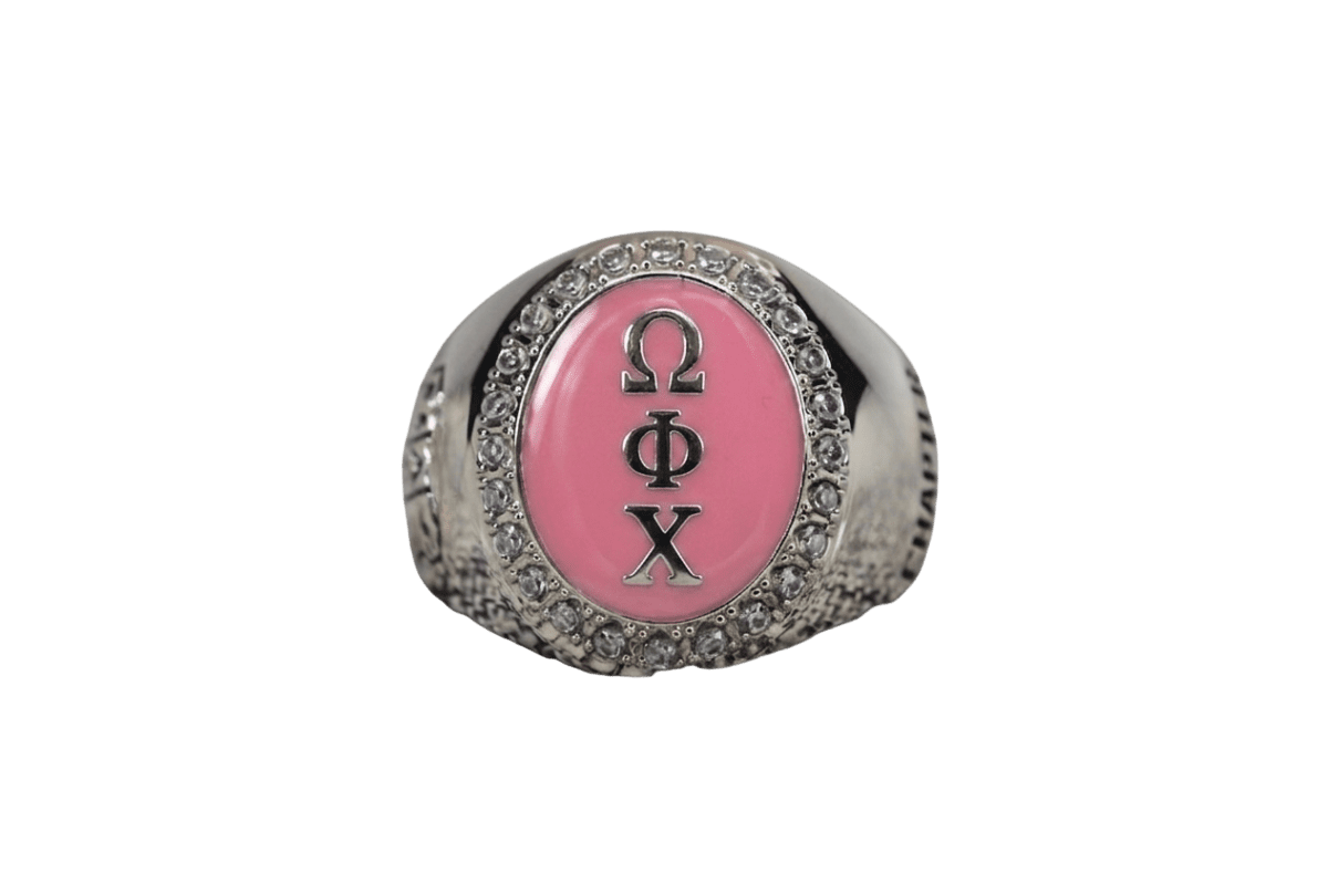 Omega Phi Chi Sorority Ring (ΩΦΧ) - Flower Series - fratrings