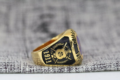 Omega Psi Phi Fraternity Ring (ΩΨΦ) - Classic Man Series, Gold - fratrings