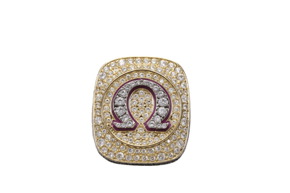 Omega Psi Phi Fraternity Ring (ΩΨΦ) - Shine Series, Dual Finish - fratrings