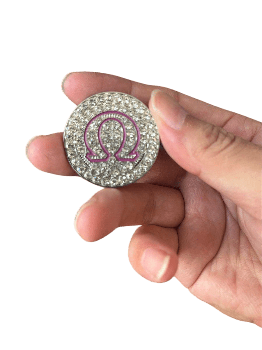 Omega Psi Phi Lapel Pin (ΩΨΦ) - Active Member Pin, Shine Series - fratrings