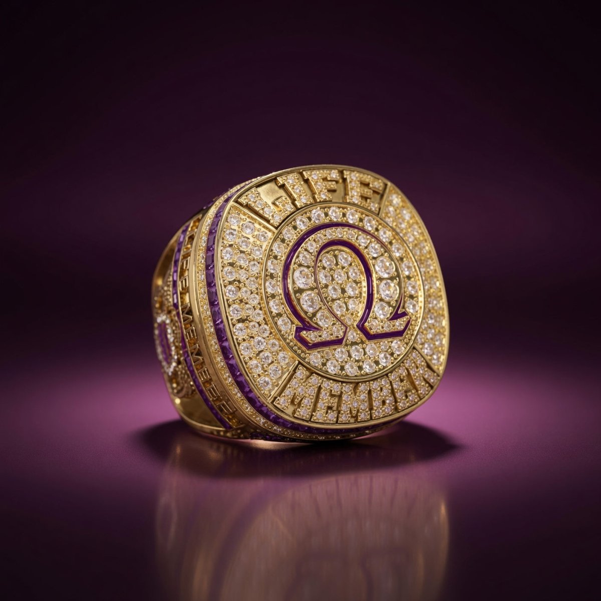 Omega Psi Phi Life Members Ring - fratrings — ΩΨΦ