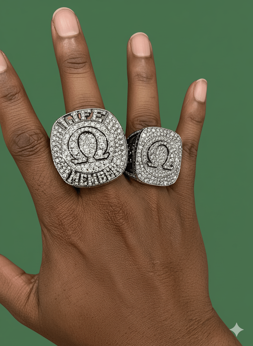 Omega Psi Phi Life Members Ring - fratrings