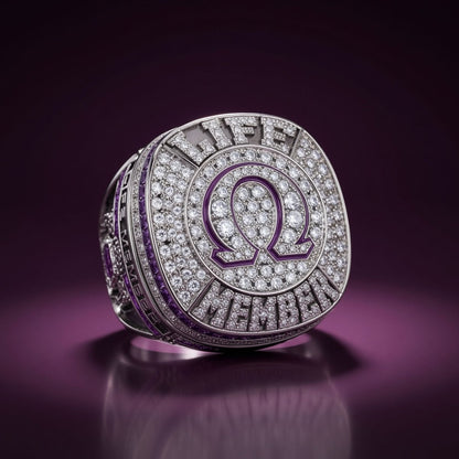 Omega Psi Phi Life Members Ring - fratrings — ΩΨΦ