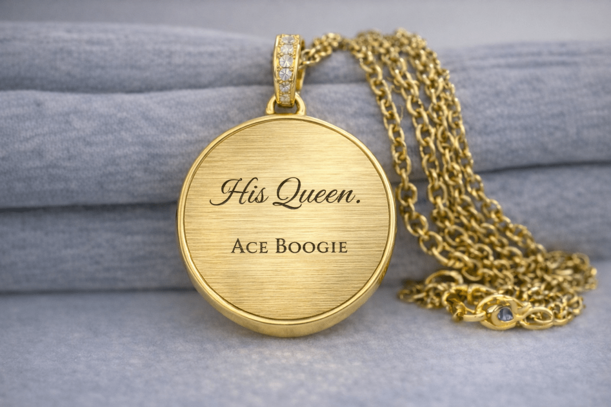 Omega Psi Phi WAG Pendant Necklace (Wives and Girlfriends) - fratrings